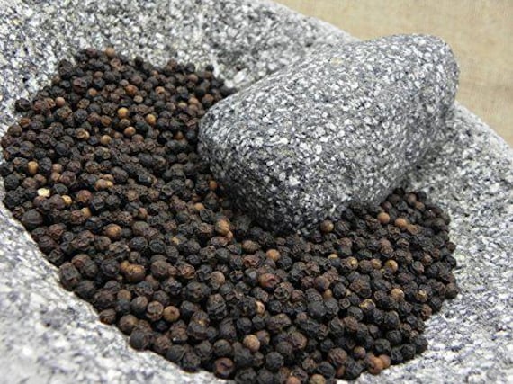 Smoked Black Peppercorn Sea Salt from the Seasoned Salt Collection by Merchant Spice Co.