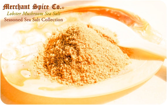 Lobster Mushroom Sea Salt from the Seasoned Sea Salts Collection by Merchant Spice Co.