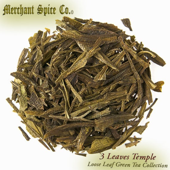 3 Leaves Temple Green Tea from the Loose Leaf Green Tea Collection by Merchant Spice Co.