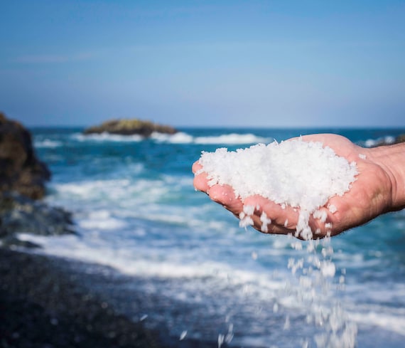 Cornish Sea Salt Flakes, Original & Smoked (Cornwall, England) from the Salts of the World Collection by Merchant Spice Co.