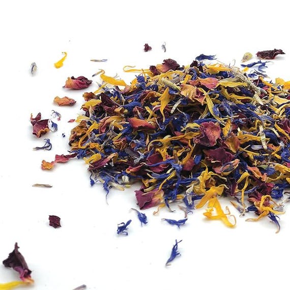Flower Petal Confetti from the Exquisite Edible Flowers Collection by Merchant Spice Co.
