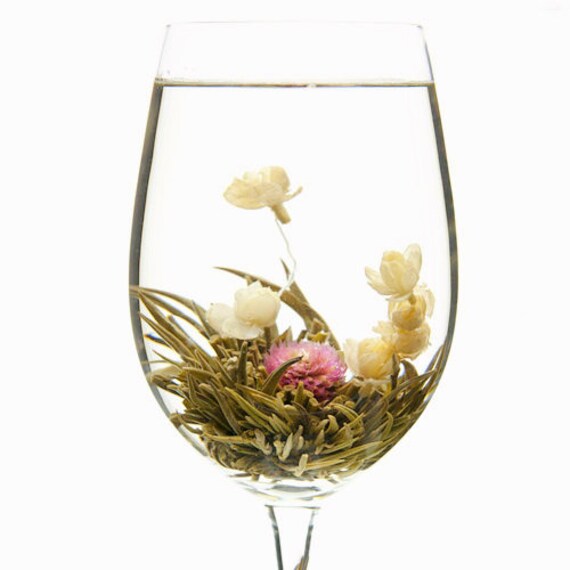 Lovers 3 Flower Artisanal Tea from the Flowering Tea Collection by Merchant Spice Co.