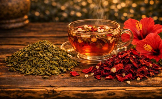 Hibiscus Green Tea from the SpecialTea Collection by Merchant Spice Co.