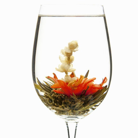 3-Flower Burst Flowering Green Tea from the SpecialTeas Collection by Merchant Spice Co.