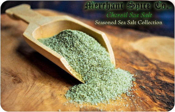 Chervil Sea Salt from the Seasoned Sea Salts Collection by Merchant Spice Co.