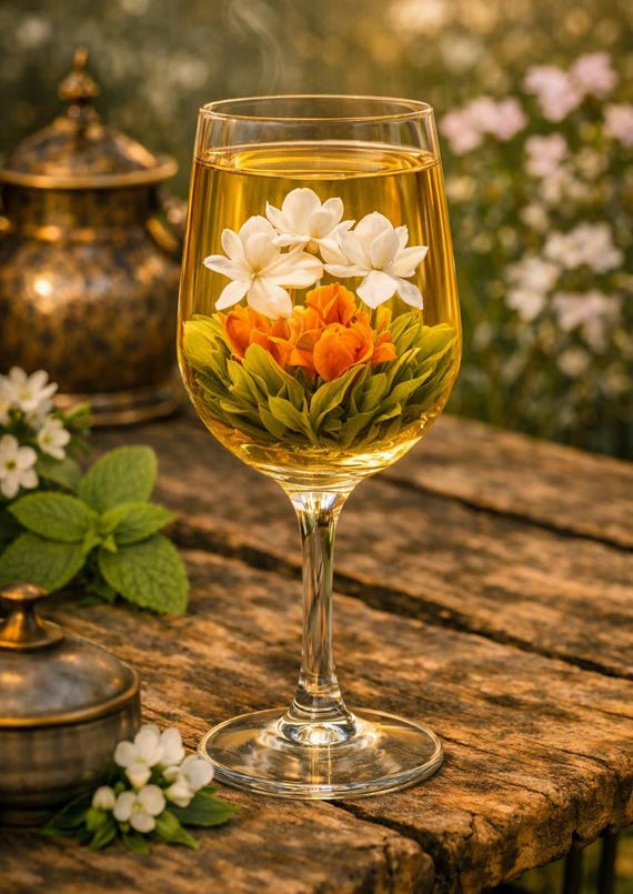 Happy Together Flowering Tea from the SpecialTeas Collection by Merchant Spice Co.