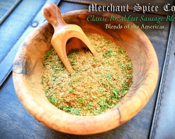 Assaisonnements pour saucisses pour petit-déjeuner de la collection Blends of the Americas de Merchant Spice Co.