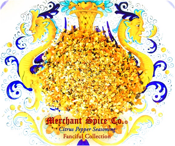 Citrus Pepper Seasoning from the Fanciful Collection by Merchant Spice Co.