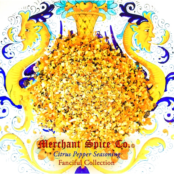 Citrus Pepper Seasoning from the Fanciful Collection by Merchant Spice Co.