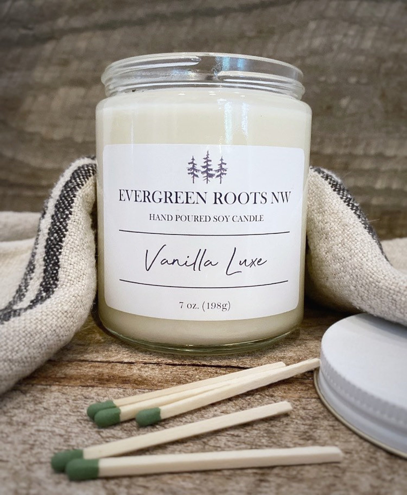 Vanilla Luxe 8 fl oz candle soy candle soy candle Etsy