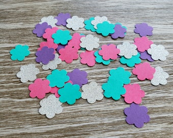 Flower confetti, party confetti, flower birthday decoration, bridal shower confetti, card making, scrapbooking, birthday decorations