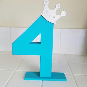 Paper mache numbers, age photo prop, photo prop, 8 paper mache numbers, birthday decor, first birthday, choose number, princess birthday image 2