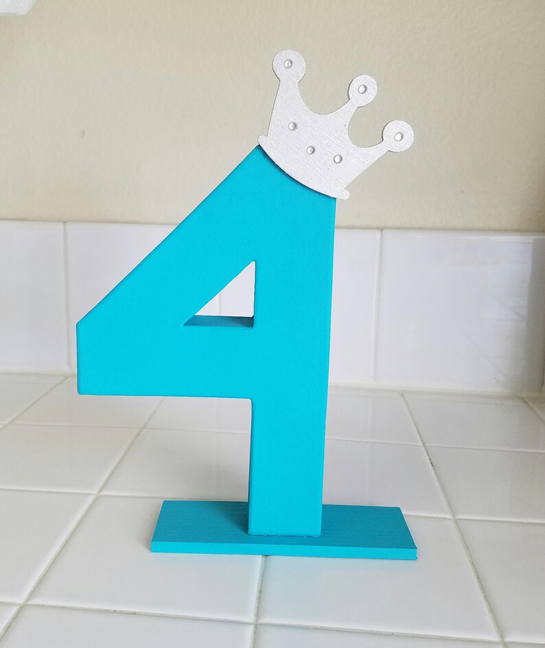 Paper mache numbers, age photo prop, photo prop, 8 paper mache numbers, birthday decor, first birthday, choose number, princess birthday image 2