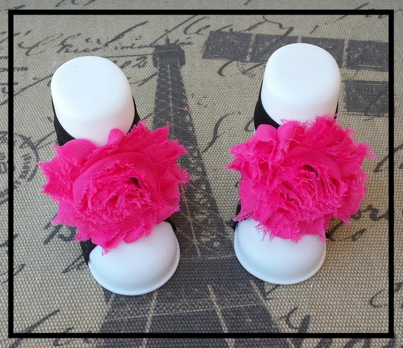 Barefoot sandal and headband set Shabby chic baby headband Etsy