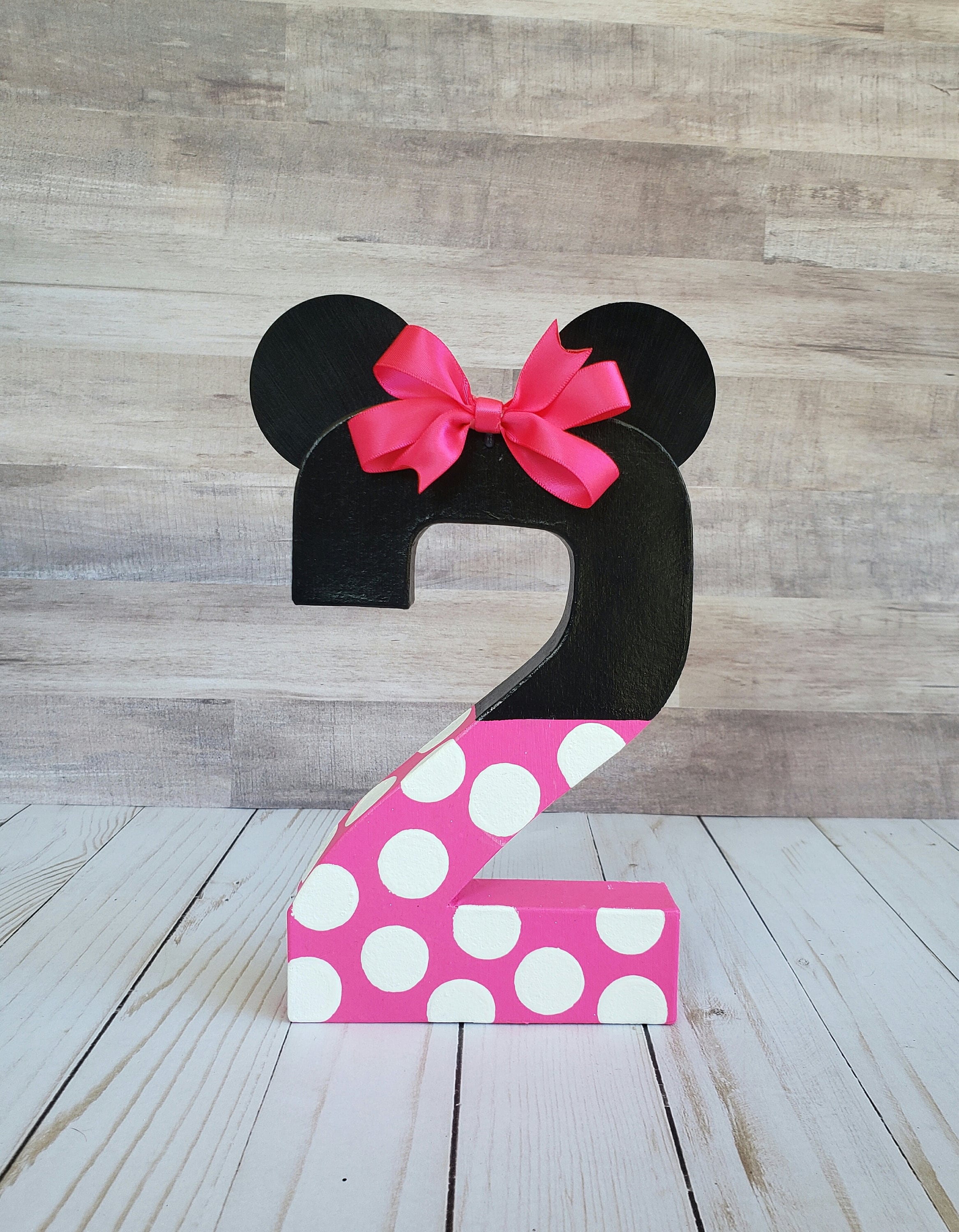 Minnie mouse inspired photo prop, minnie mouse birthday decoration, n…