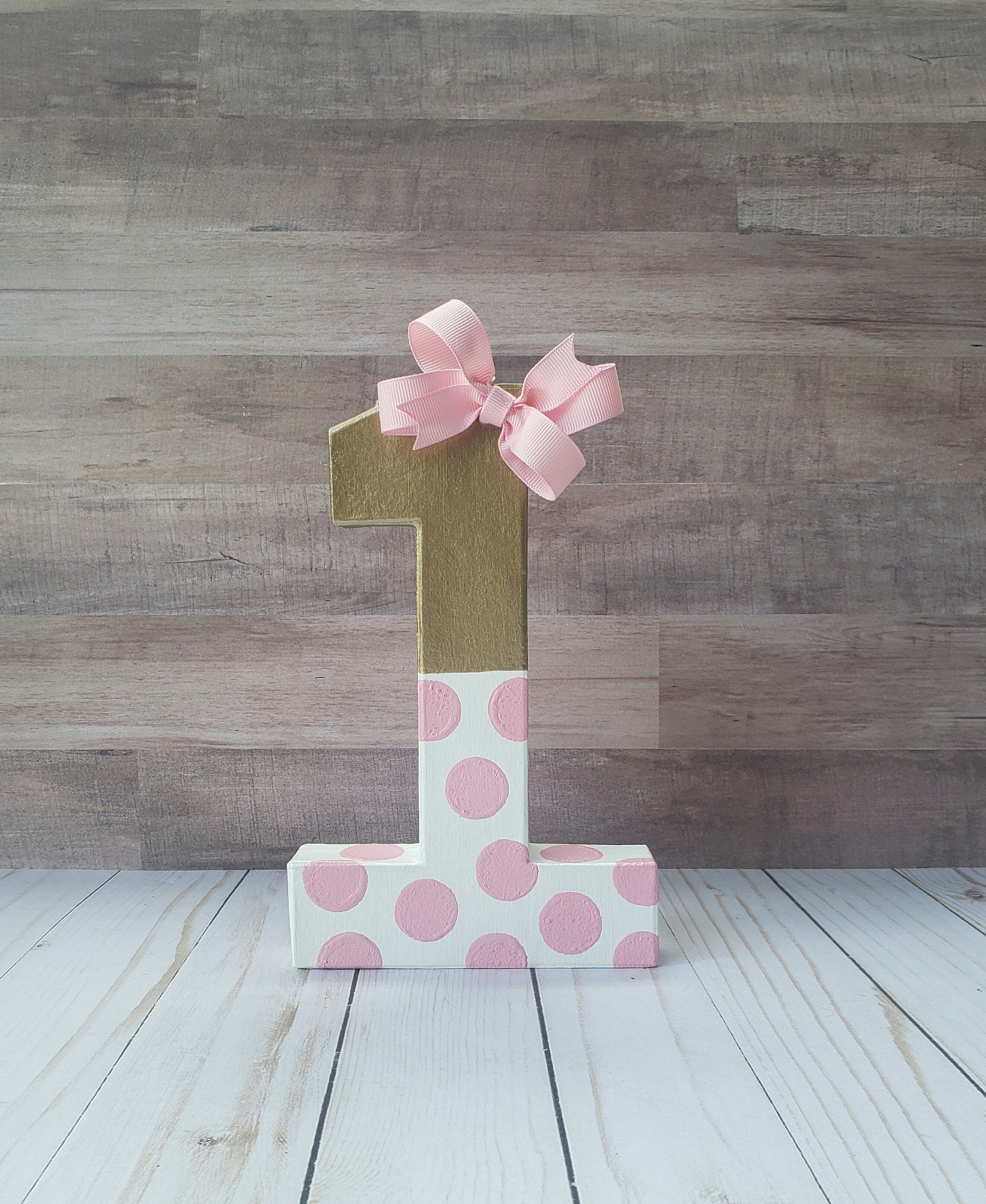 Wooden ONE, Photo Prop for First Birthday, Number One, Smash Cake