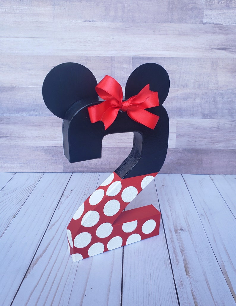 Minnie Mouse Inspired Photo Prop Minnie Mouse Birthday Etsy