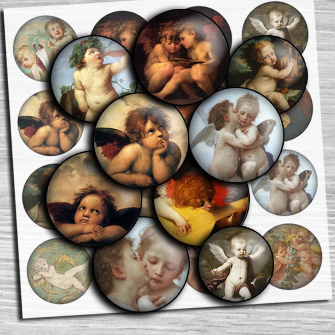 Angels Collage Sheet: Vintage Children Images (digital Download) - Etsy