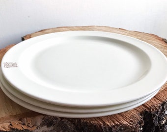 1930s Gustavsberg platos juego de 3, benporslin, platos vintage escandinavos, antiguo Gustavsberg, 30s, 40s platos de desayuno, platos de almuerzo