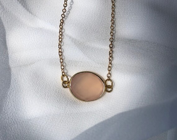 Peach moonstone best sale pendant