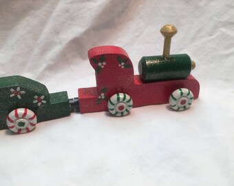 Christmas Mini Wooden Magnet Train