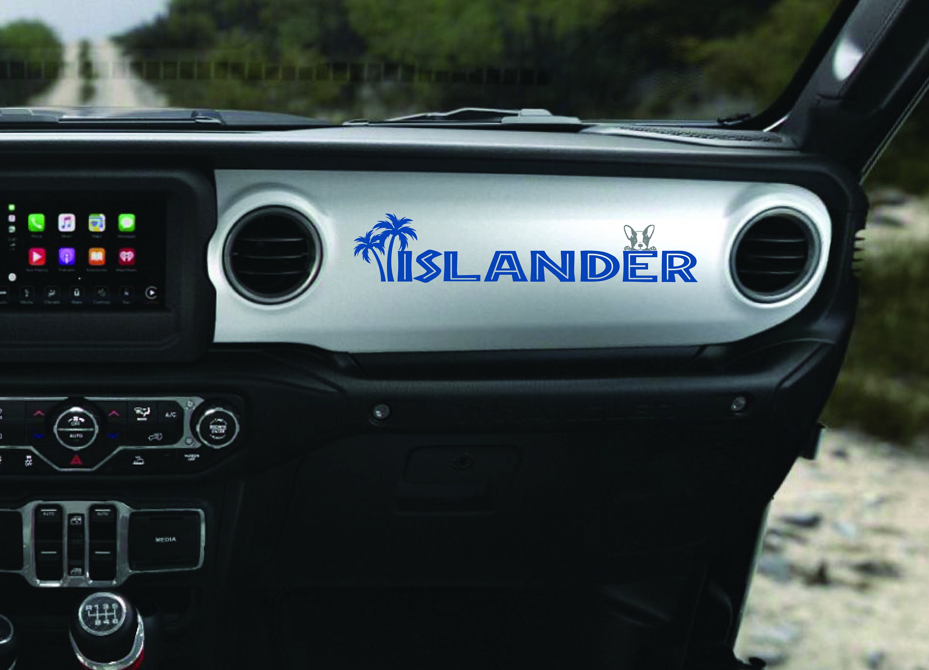 Islander Dash DecalJeep Wrangler JL & Gladiator Dashboard