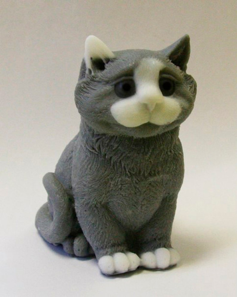 Cat silicone mold silicone mould soap mold candle mold Etsy