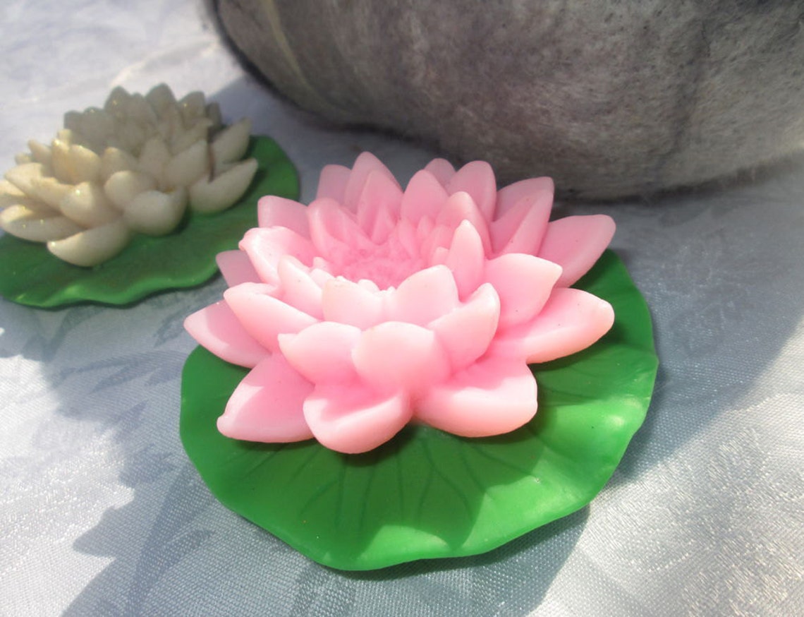 Water Lily Flower Lotus Silicone Mold Silicone Mould Soap Mold Etsy