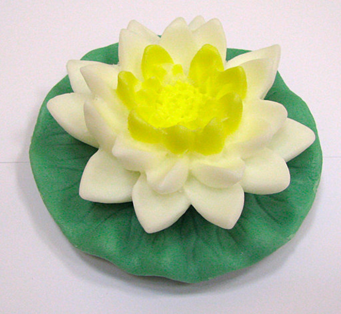 Water Lily Flower Lotus Silicone Mold Silicone Mould Soap Mold Etsy