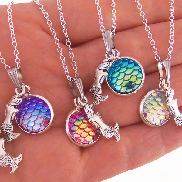 Aangepaste zeemeermin kettingen, aangepaste zeemeermin ketting, gepersonaliseerde zeemeermin ketting, gepersonaliseerde zeemeermin kettingen, zeemeermin schaal neckalce