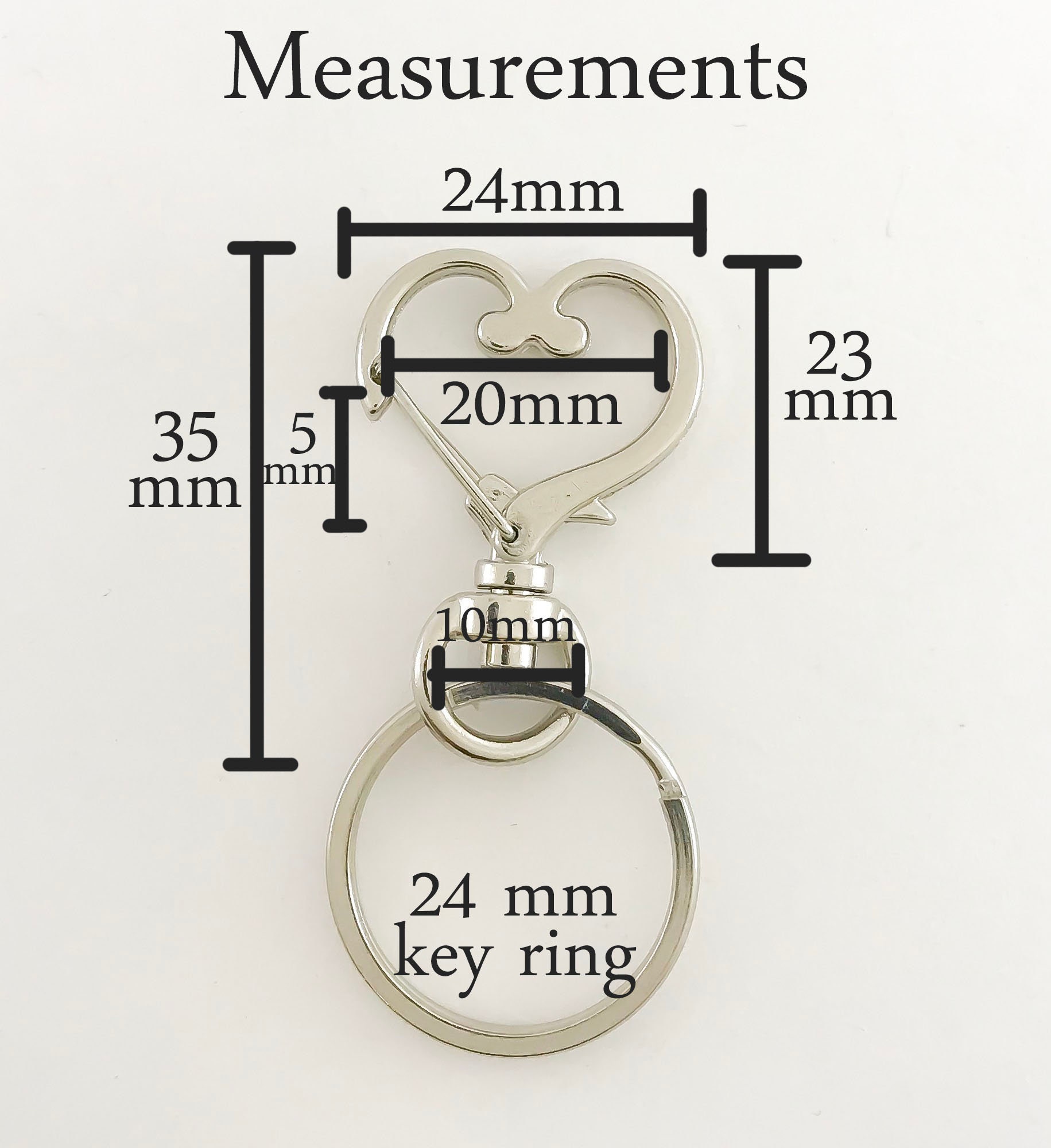 10pc keychains with clips bulk key rings with clips key ring Etsy