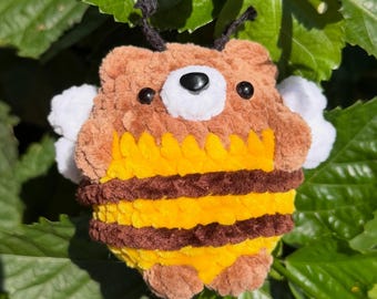 Bumble Bear - Handmade Crochet Plush