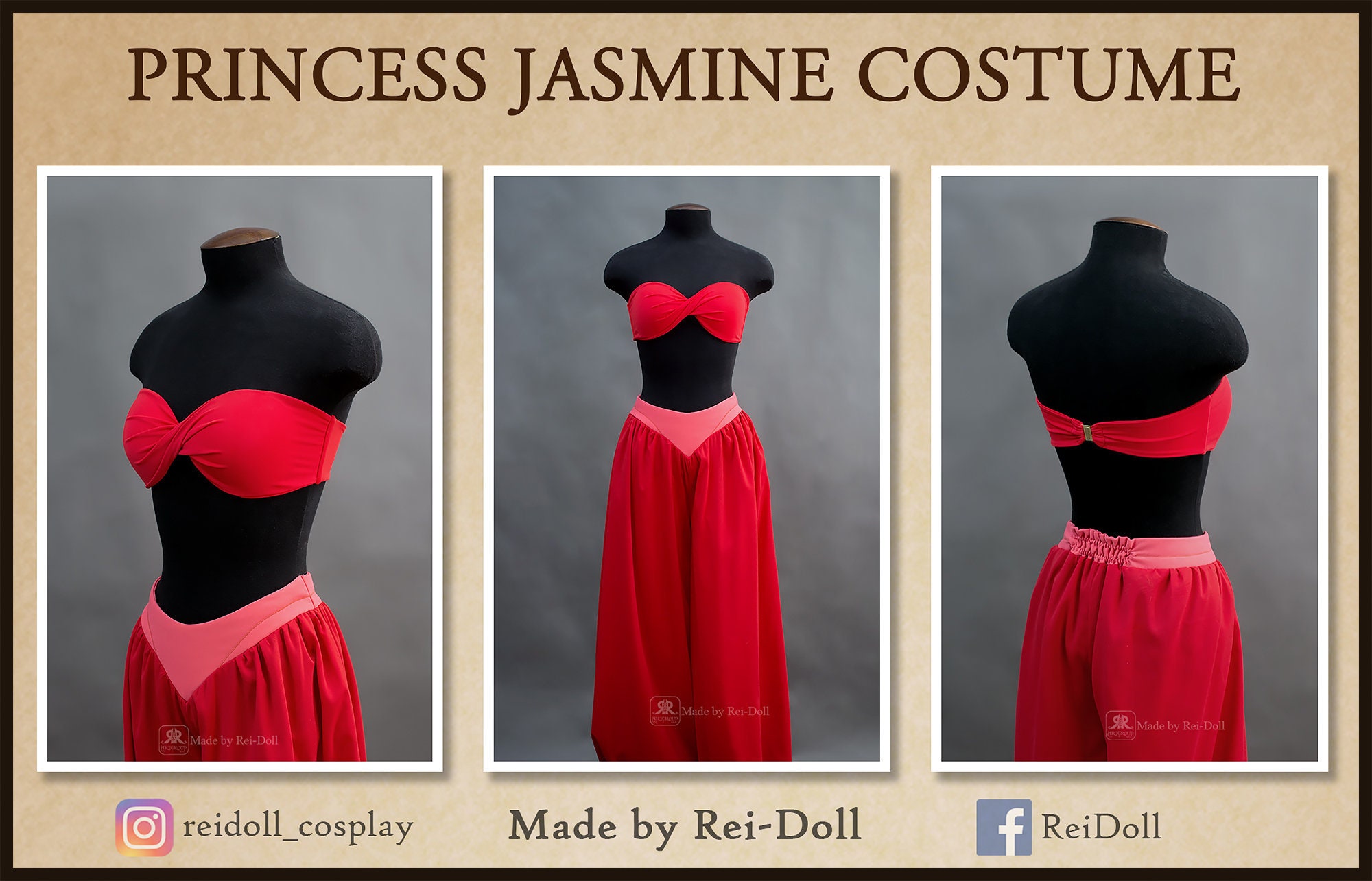 red jasmine costume