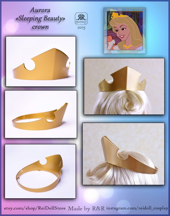 Download Aurora Disney Sleeping Beauty Crown Accessory Cosplay Made To Etsy