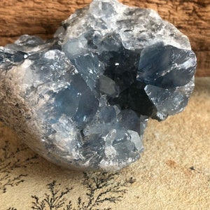 Celestite Crystal Geode image 5