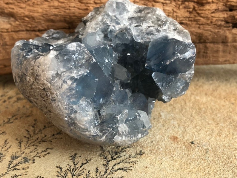 Celestite Crystal Geode image 5