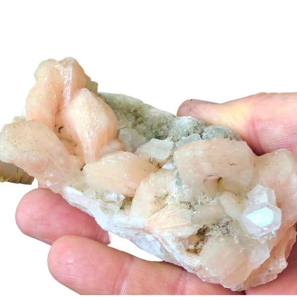 Stilbite (India) Crystal Formation Cluster Specimen.