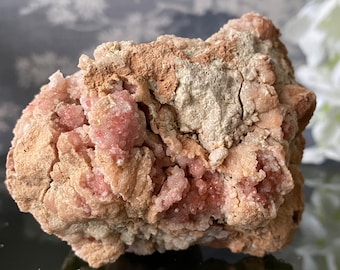 Dulce Achat (Dulcote Quarry Mendip Hills Somerset England) Seltenes Natürliches Knötchengeode Kristallmuster.