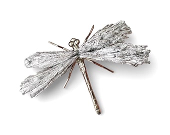 Silver Kyanite Dragonfly Symbol of Light, Truth & Transformation
