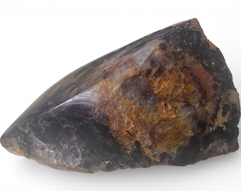 Blue John Fluorite Mineral Specimen Part Polished Castleton Derbyshire Stone