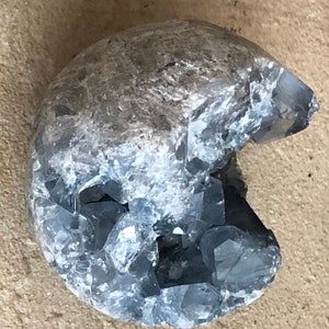 Celestite Crystal Geode image 8