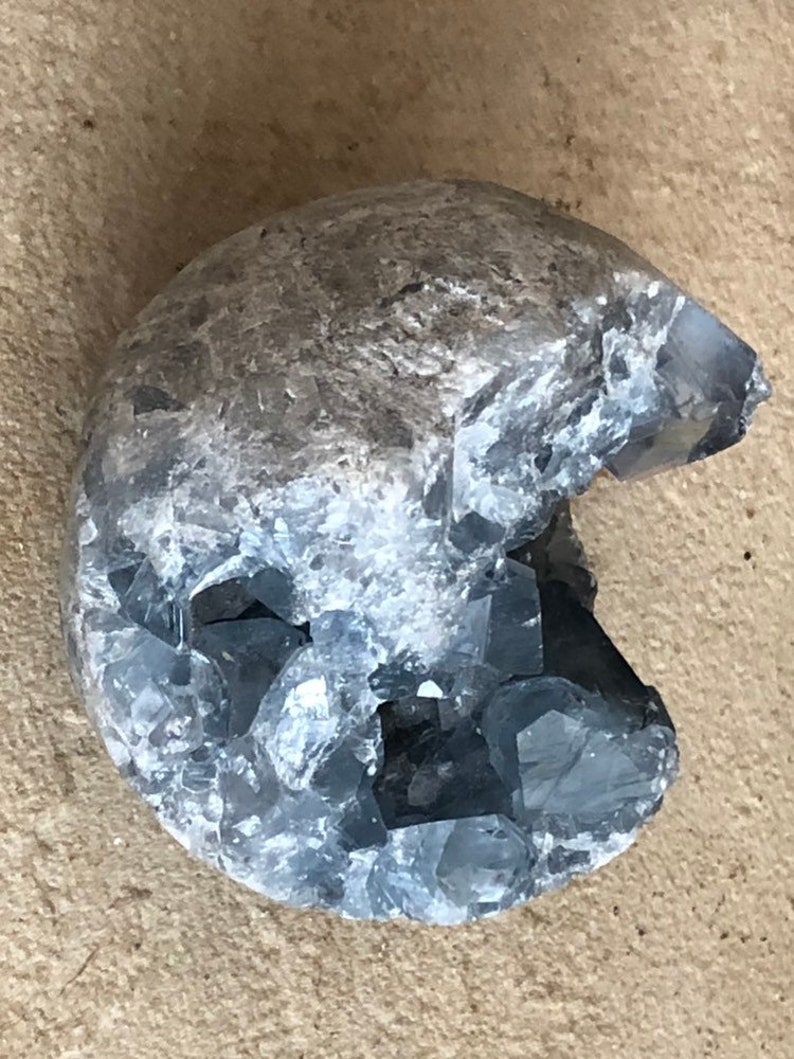 Celestite Crystal Geode image 8