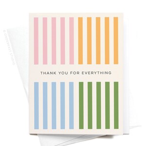 Carte de voeux Merci pour tout – GRT0462