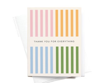 Thank You for Everything Greeting Card – GRT0462