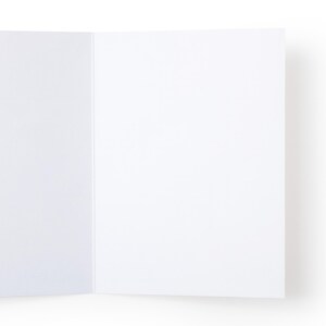 The image is a blank white card with a clean, minimalist design.