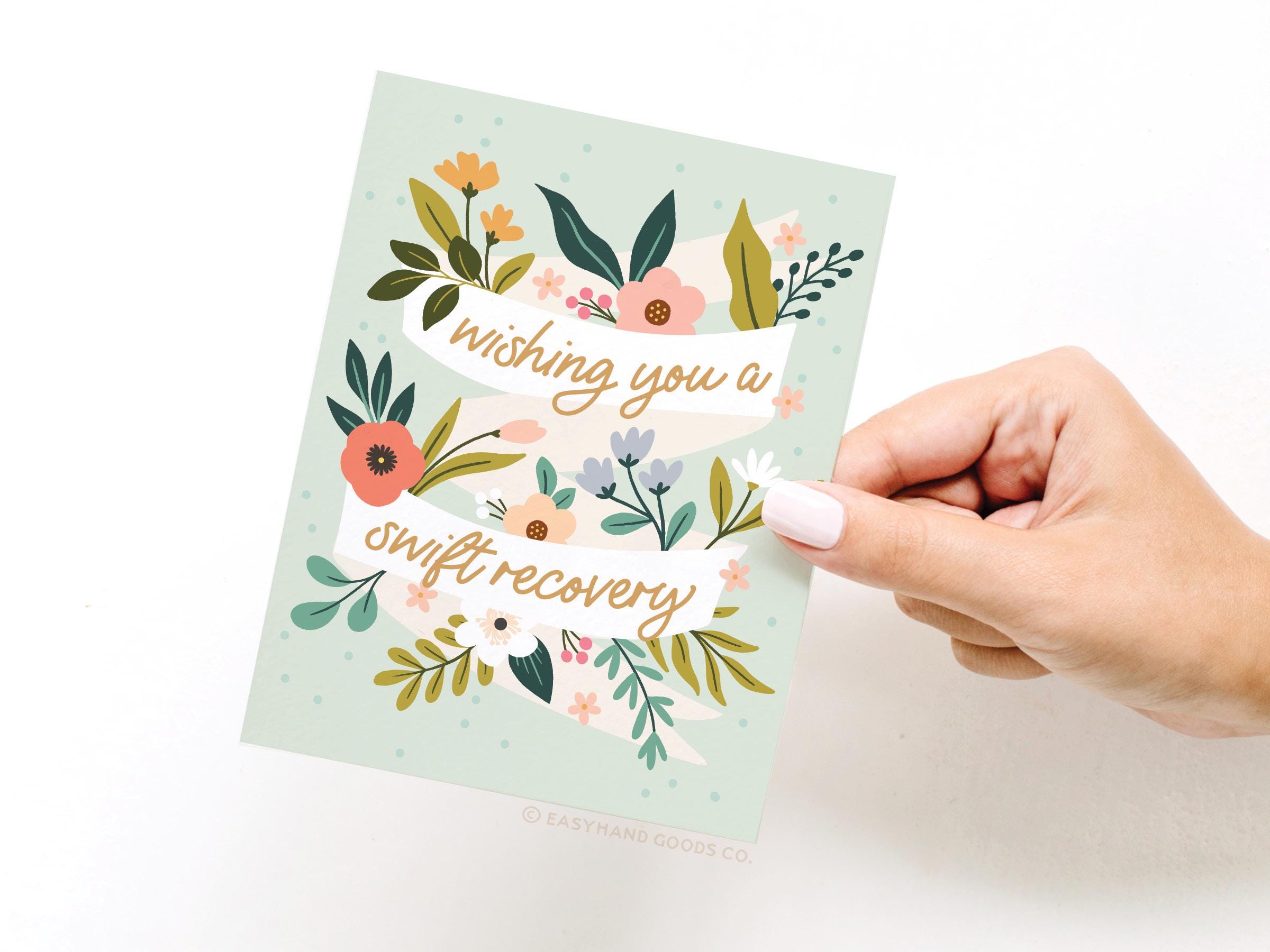 Wishing You a Speedy Recovery Greeting Card – GRT0248 - Etsy