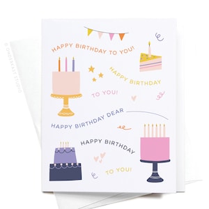 Happy Birthday Song Greeting Card – GRT0450