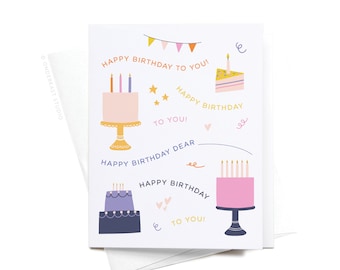 Happy Birthday Song Greeting Card – GRT0450