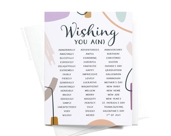 Wishing You A(n) Greeting Card – GRT0316