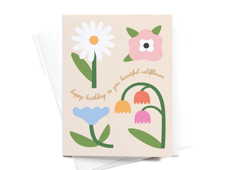 Happy Birthday to You Beautiful Wildflower Greeting Card – GRT0461 - Etsy
